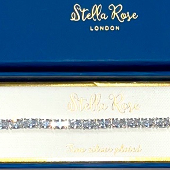 🎉🎊HP🎊🎉🆕💕 💕Stella Rose 🌹 London Fine Silver plated Bracelet NWOT - Picture 11 of 12